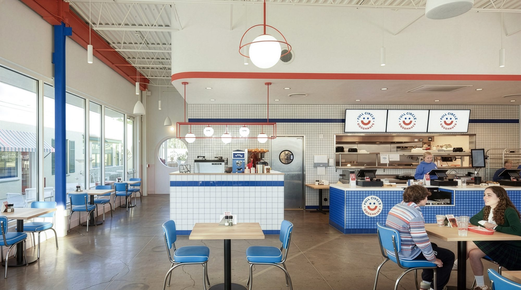The new dining room — back to the original spirit